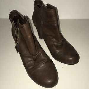 Fergalicious Dark Brown Morgin Booties